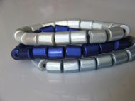 TUBES WHITE, DARK BLUE & LIGHT BLUE