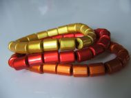 TUBES GOLD, RED & ORANGE