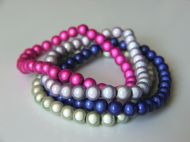 6MM SET DARK PINK,LILAC, DARK BLUE & LIGHT BLUE