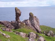 Rock formations Moonen Bay