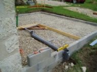 Work in progress on the drains