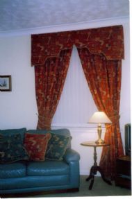 glamis curtains and matching cushions