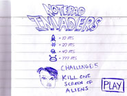 Notepad Invaders