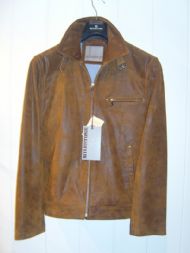Rustic Brown Leather Jacket