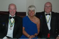 District Governor Nominee Robin & Margaret with David Adam