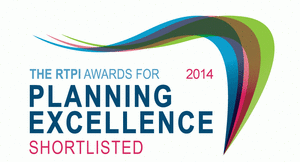 RTPI Planning Excellence Awards Shortlisted Logo RTPI Planning Excellence Awards Logo