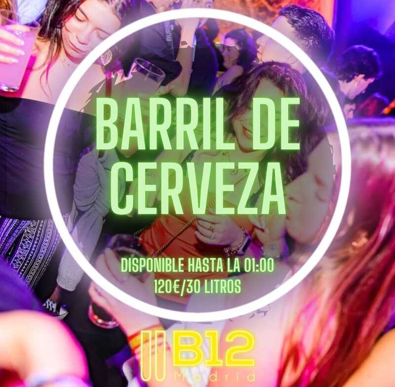 Cumpleaños con barril de cerveza Madrid - B12