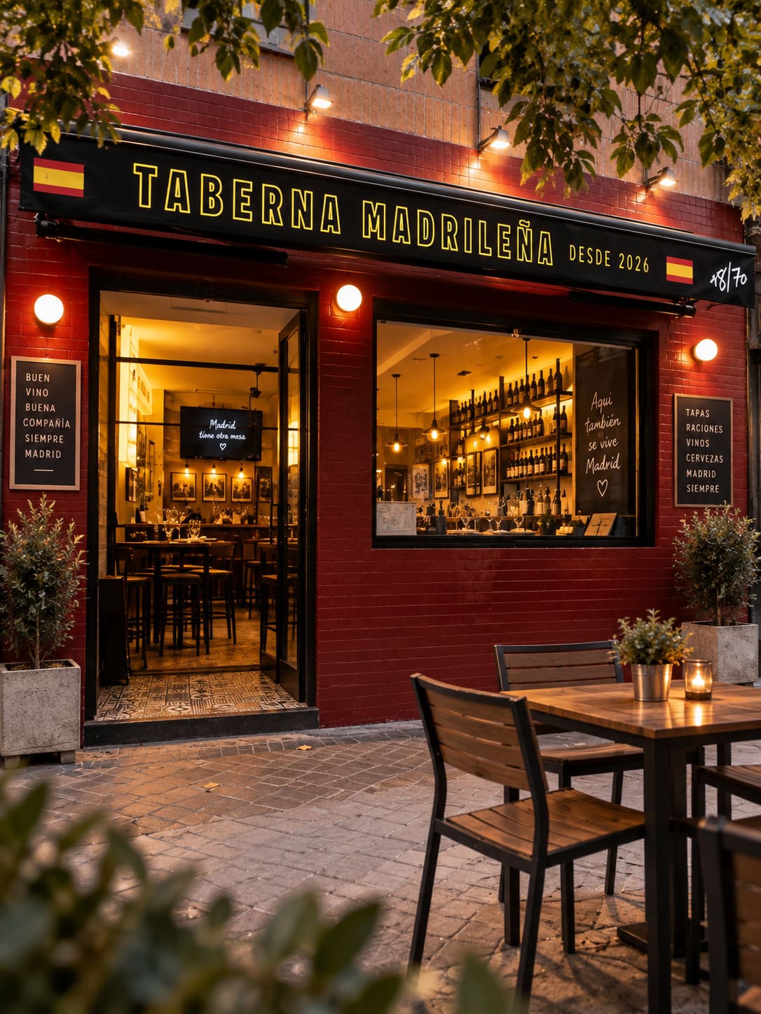 La Taberna de Trastevere en Prosperidad, Madrid