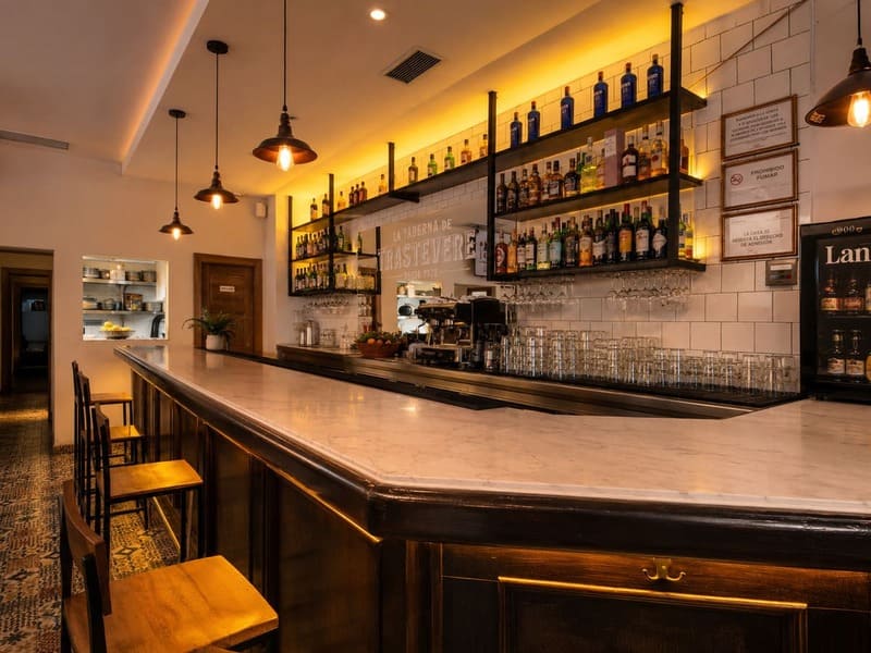 Barra libre Madrid - Taberna de Trastevere