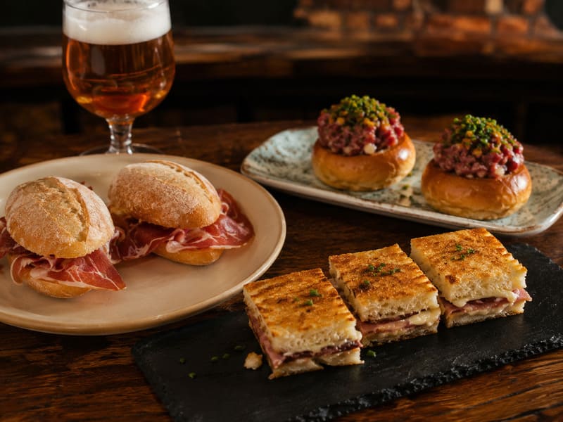 Restaurante con terraza y men&uacute; para grupos grandes en Madrid - Taberna Trastevere