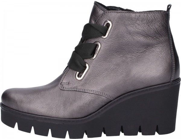 Gabor Stiefelette Leder Grau