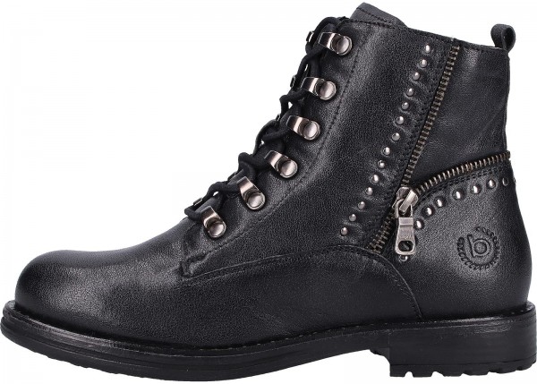 Bugatti Stiefelette Nappaleder Schwarz