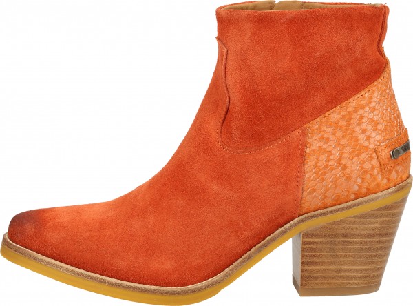 Shabbies Amsterdam Stiefelette Leder Braun