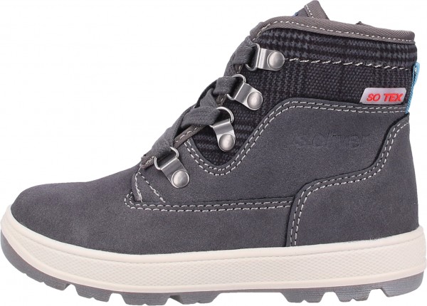 s.Oliver Halbschuhe Lederimitat/Textil Grau