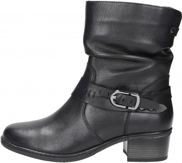 Bama Stiefelette Leder Schwarz