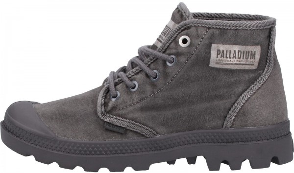 Palladium Stiefelette Canvas Dunkelgrau