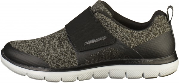 Skechers Sneaker Lederimitat/Textil Schwarz