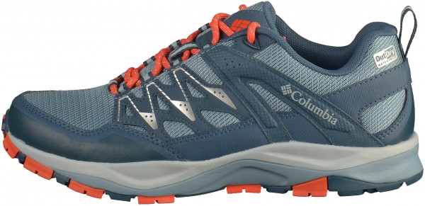 Columbia Wanderschuhe Lederimitat/Textil Blau
