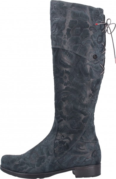 Think! Stiefel Leder Antrazit