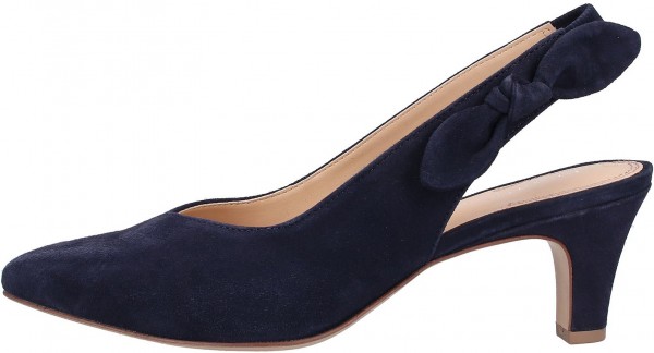 Bugatti Pumps Veloursleder Dunkelblau | Pumps | Damenschuhe Bugatti »Veloursleder« High Heel Stiefelette, Absatzform