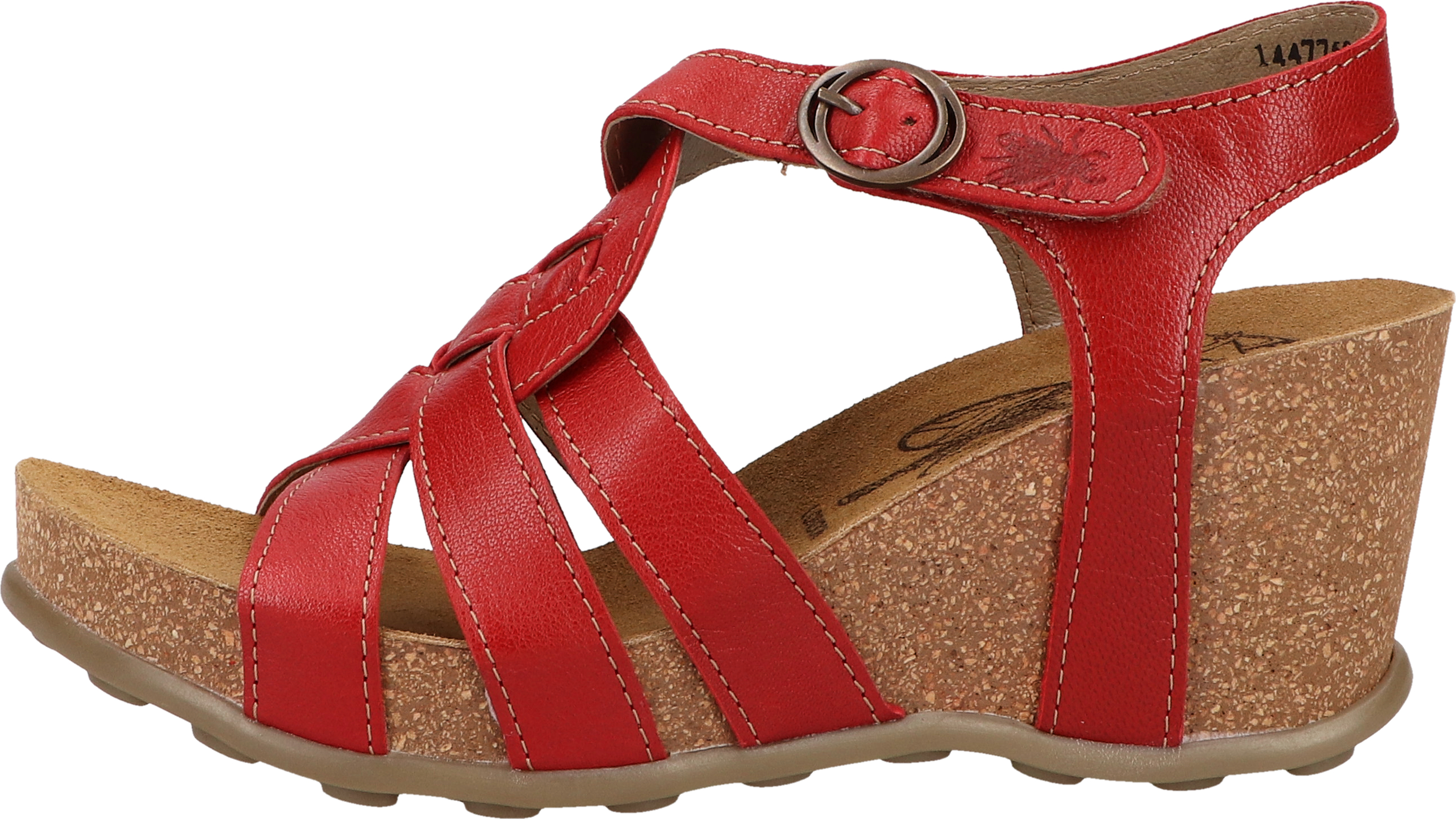 red fly sandals