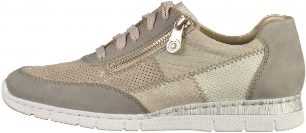 Rieker Sneaker Leder Grau