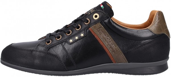 Pantofola d Oro Sneaker Leder Schwarz