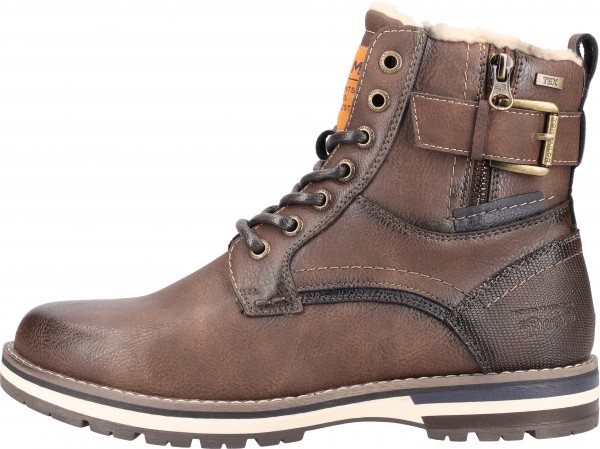Tom Tailor Stiefelette Lederimitat Coffee