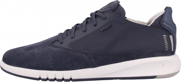 Geox Sneaker Veloursleder/Textil Dunkelblau