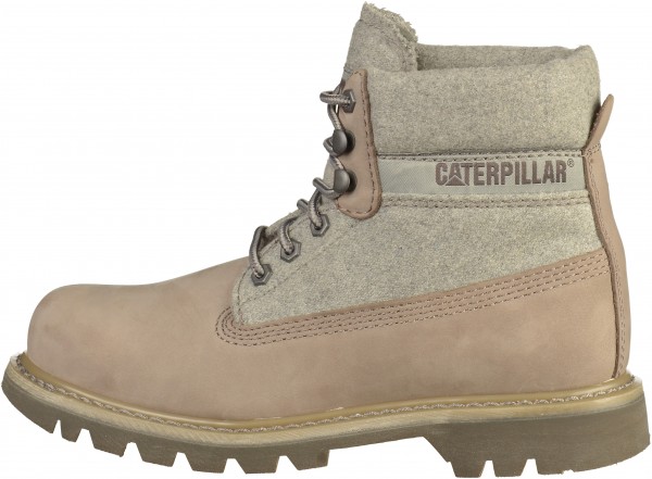 Caterpillar Stiefelette Leder Grau