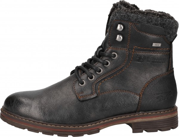 Tom Tailor Stiefelette Lederimitat Schwarz