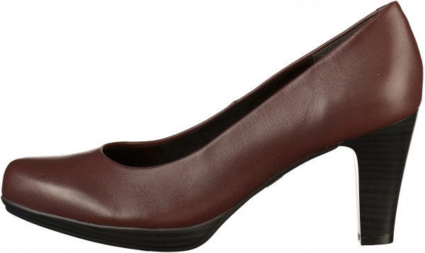 Marco Tozzi Pumps Leder Dunkelrot