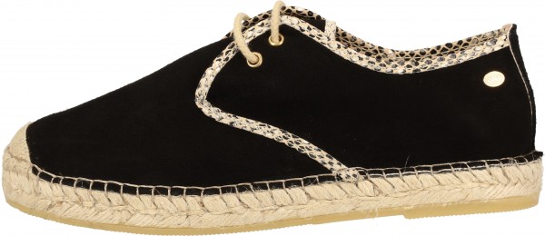 Fred de la Bretoniere Halbschuhe Leder Schwarz