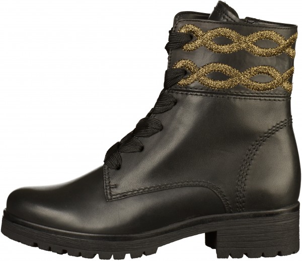 Gabor Stiefelette Leder Schwarz