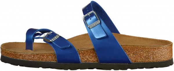 Birkenstock Mayari Zehensteg Birko-Flor Electric Metallic Ocean