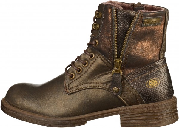 Dockers Stiefelette Lederimitat Dunkelbraun