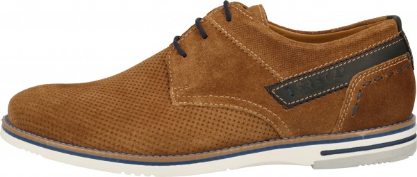 FRETZ men Halbschuhe Veloursleder Wood