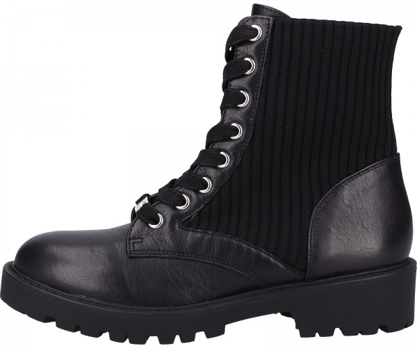 Steve Madden Stiefelette Leder/Textil Schwarz