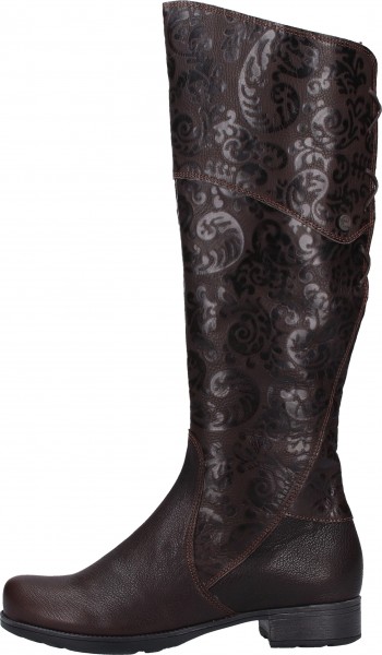 Think! Stiefel Leder Espresso