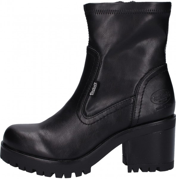 Dockers Stiefelette Lederimitat Schwarz