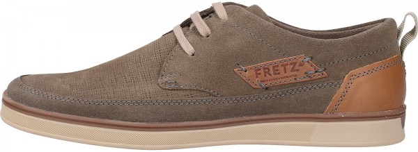 FRETZ men Sneaker Veloursleder Braun