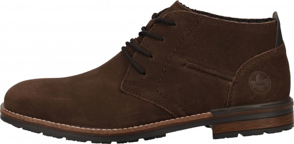 Rieker Halbschuhe Leder Braun/Schwarz