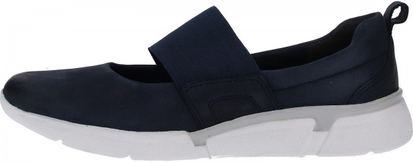 Marco Tozzi Ballerinas Nubukleder Blau