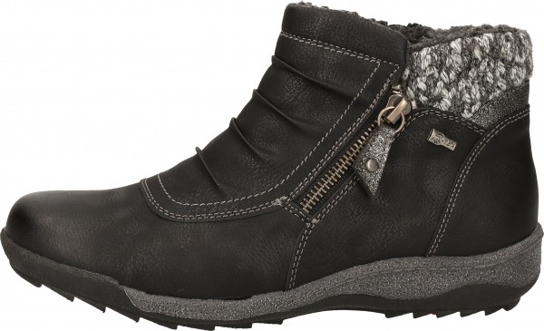 Relife Stiefelette Lederimitat/Textil Schwarz Warmfutter