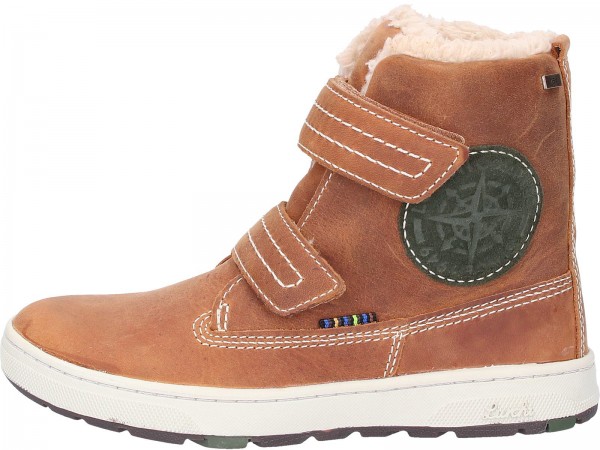 Lurchi Stiefelette Leder Braun Warmfutter
