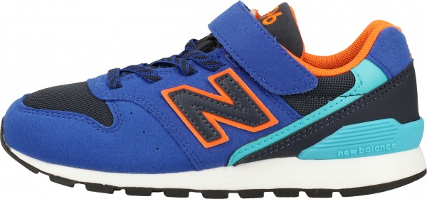 New Balance Sneaker Lederimitat/Textil Blau/Orange