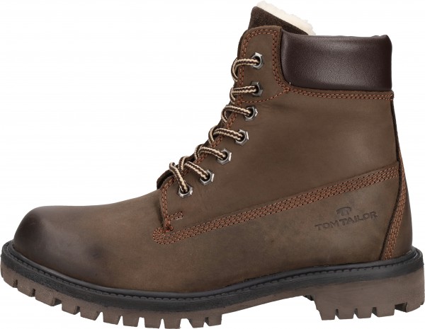 Tom Tailor Stiefelette Leder Espresso