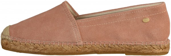 Fred de la Bretoniere Slipper Veloursleder Rose