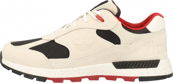 Timberland Sneaker Leder/Textil Hellgrau/Rot