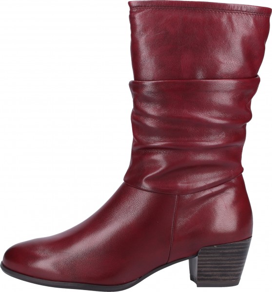 Tamaris Stiefel Leder Bordeaux